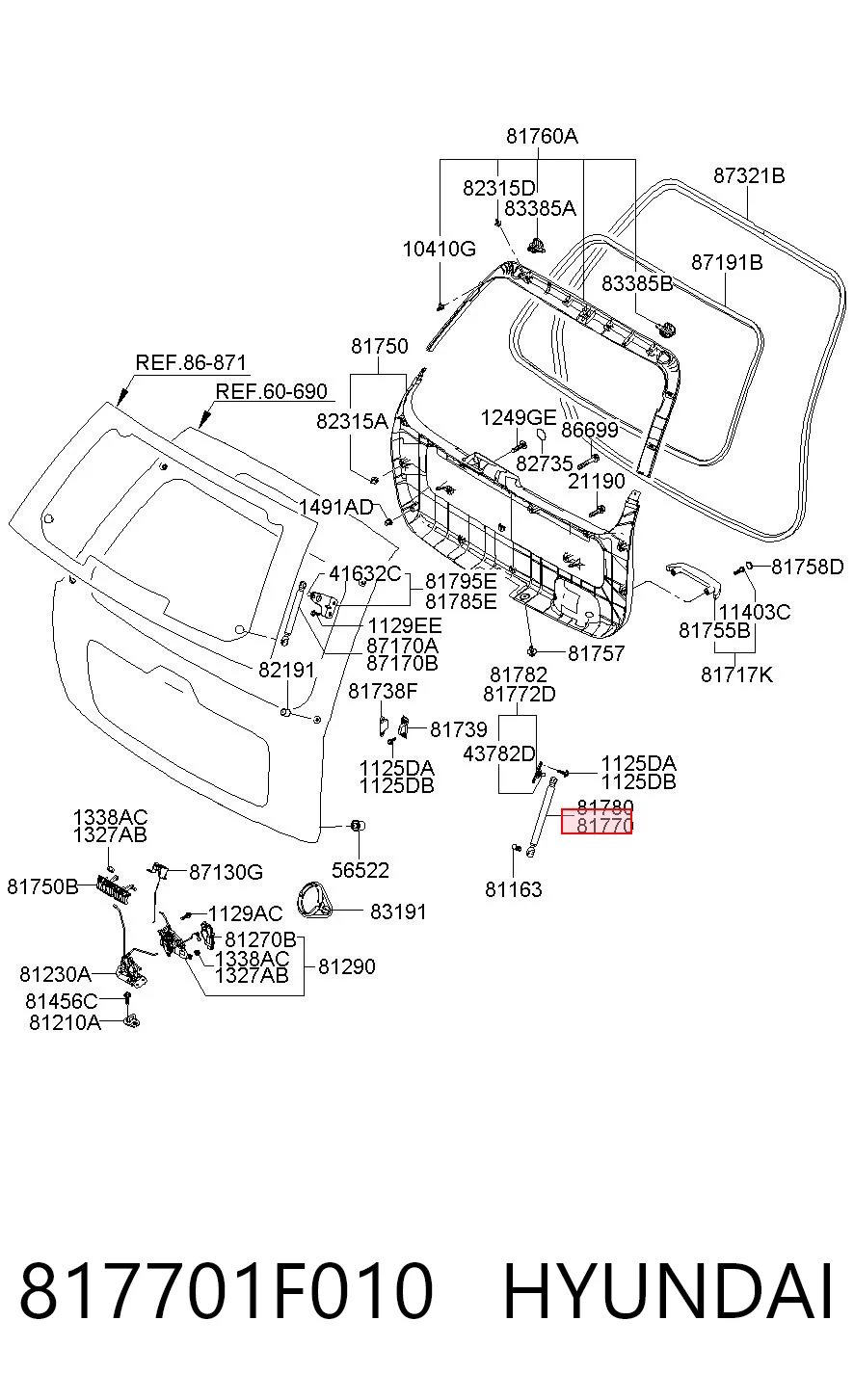817701F010 Hyundai/Kia