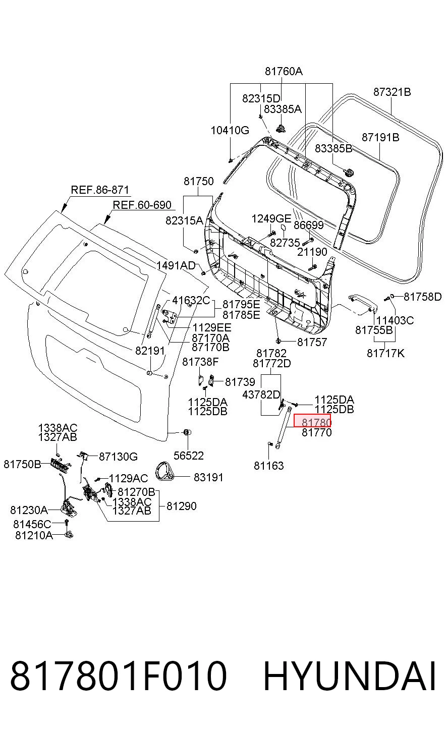 817801F010 Hyundai/Kia