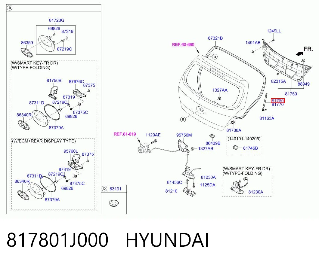 817801J000 Hyundai/Kia