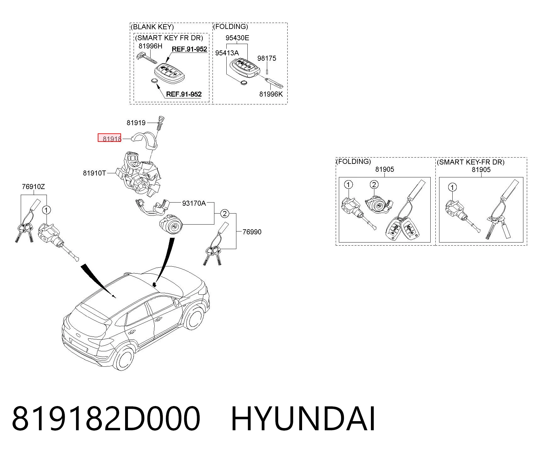 819182D000 Hyundai/Kia 