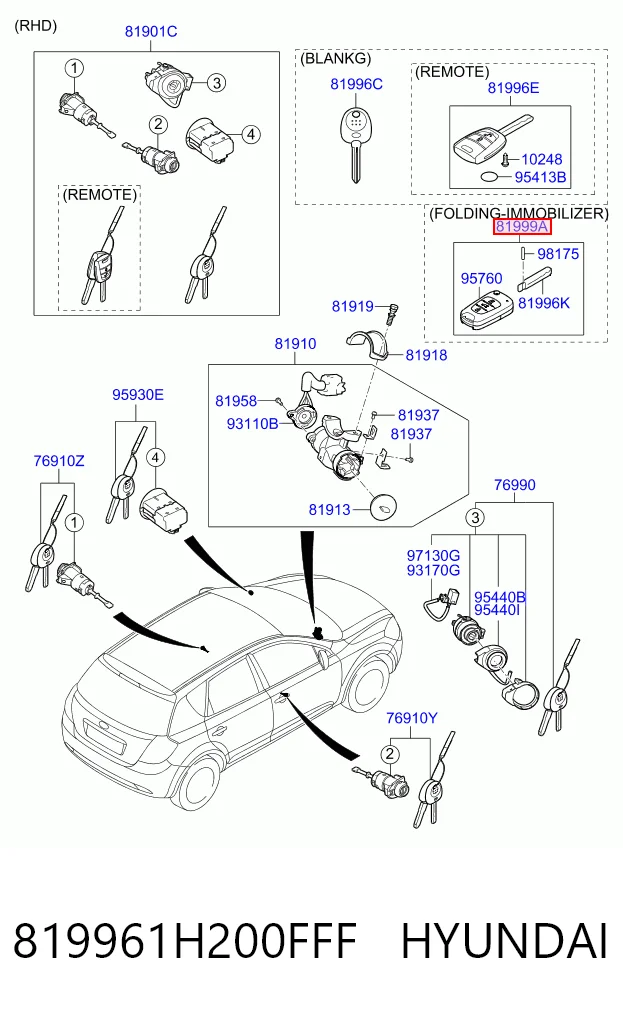 819961H200FFF Hyundai/Kia