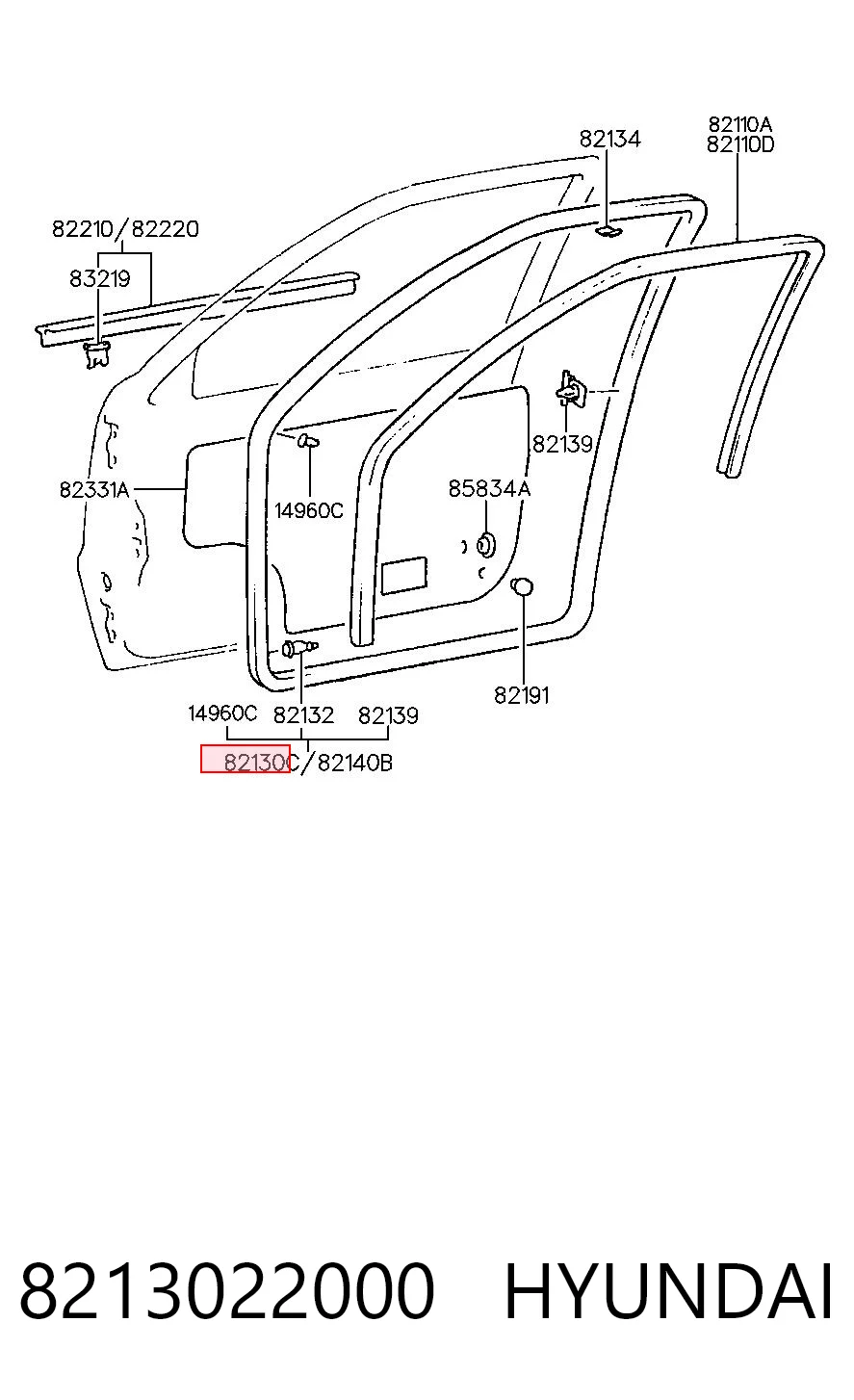 8213022000 Hyundai/Kia