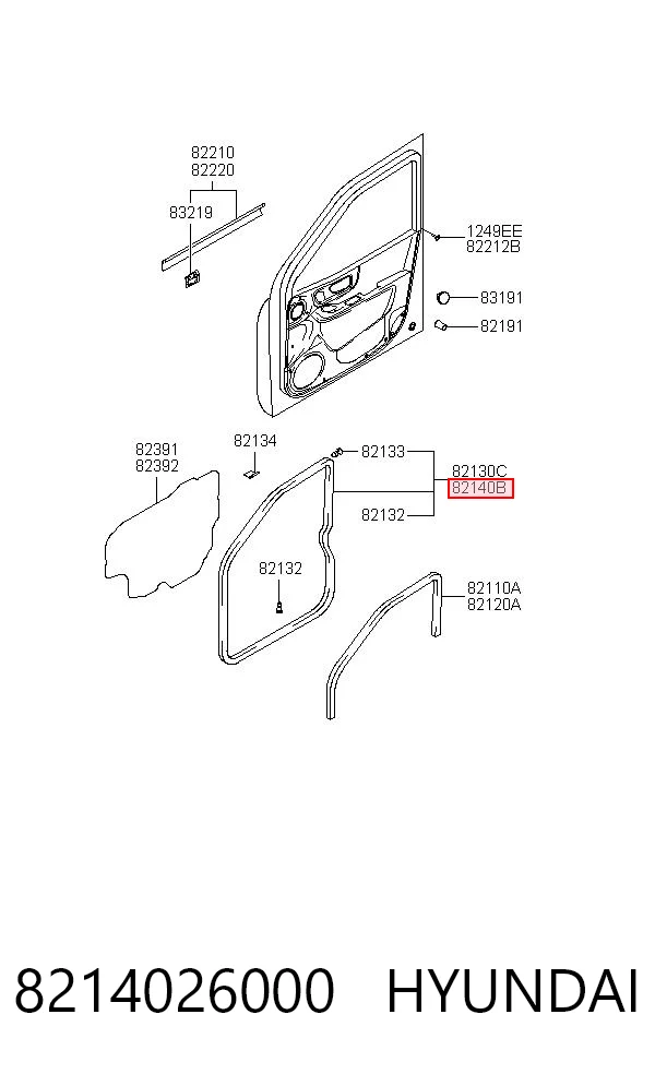 8214026000 Hyundai/Kia