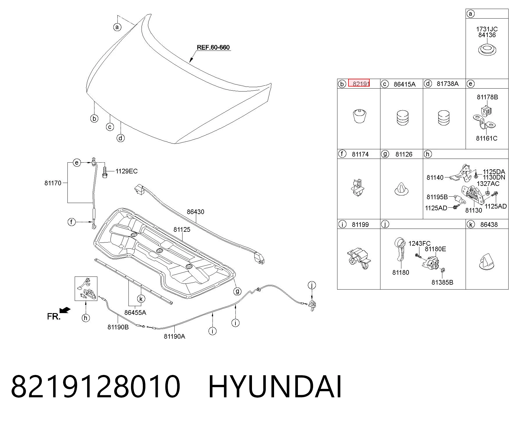 8219128010 Hyundai/Kia