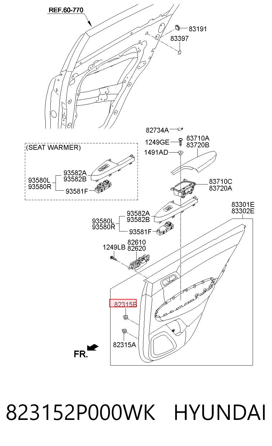 823152P000WK Hyundai/Kia