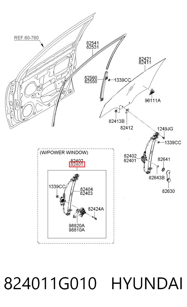 824011G010 Hyundai/Kia