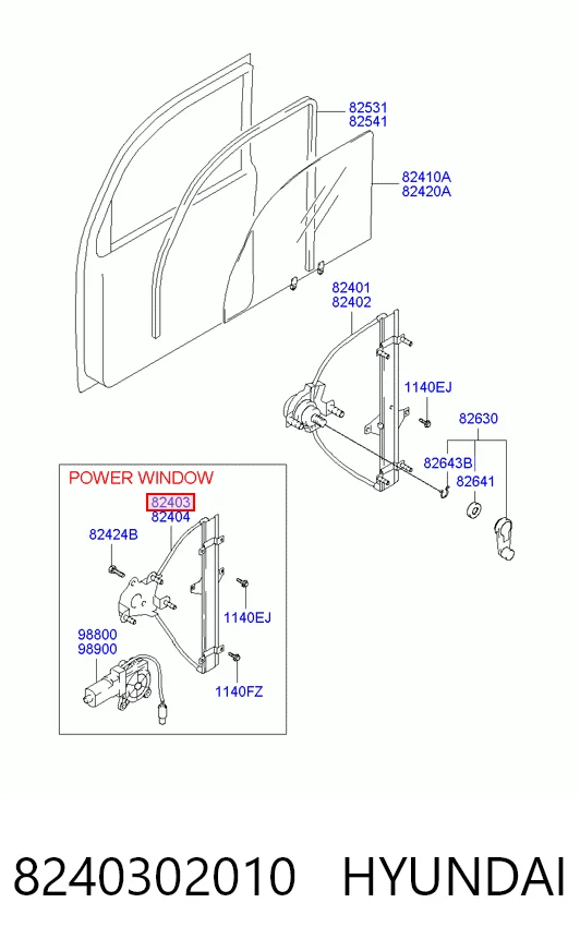8240302010 Hyundai/Kia