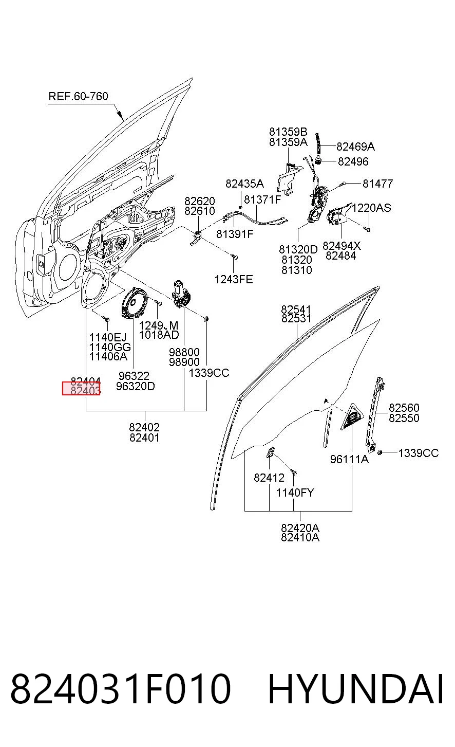 Compre Mecanismo de acionamento de vidro da porta dianteira esquerda KIA Sportage 2