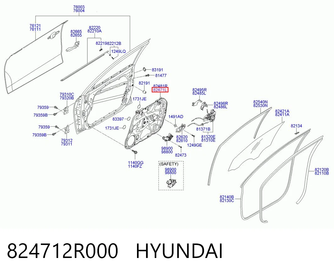 824712R000 Hyundai/Kia