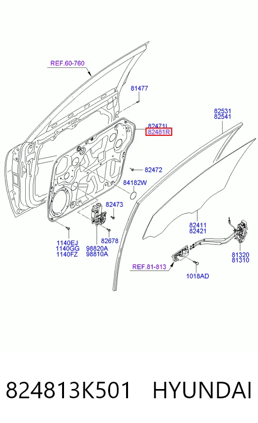 824813K501 Hyundai/Kia