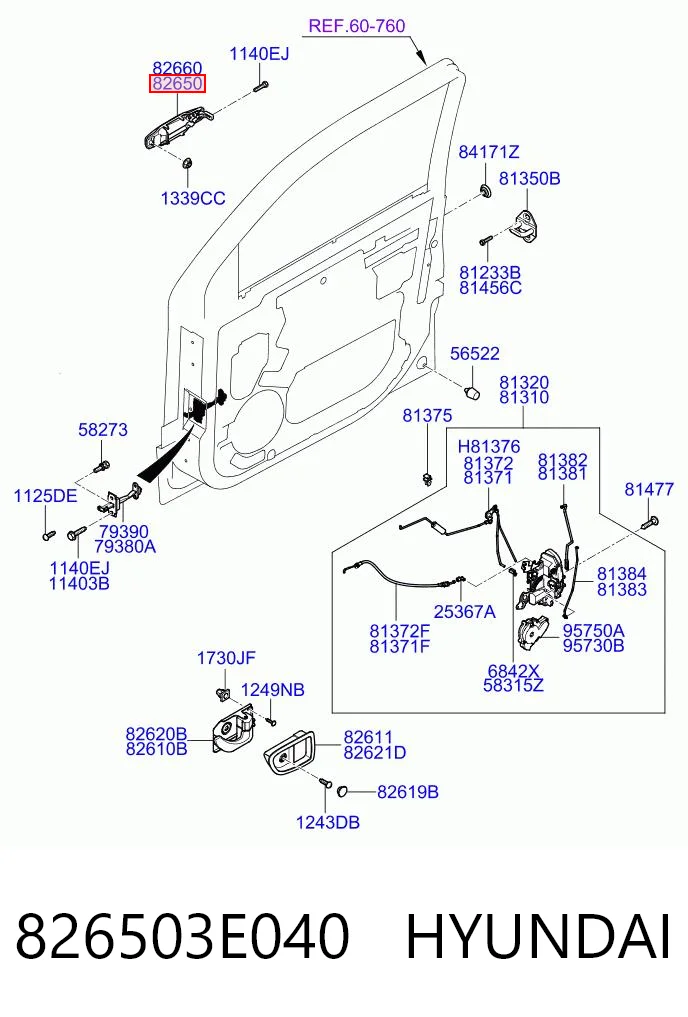826503E040 Hyundai/Kia