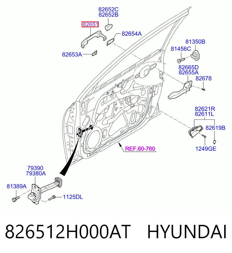 826512H000AT Hyundai/Kia