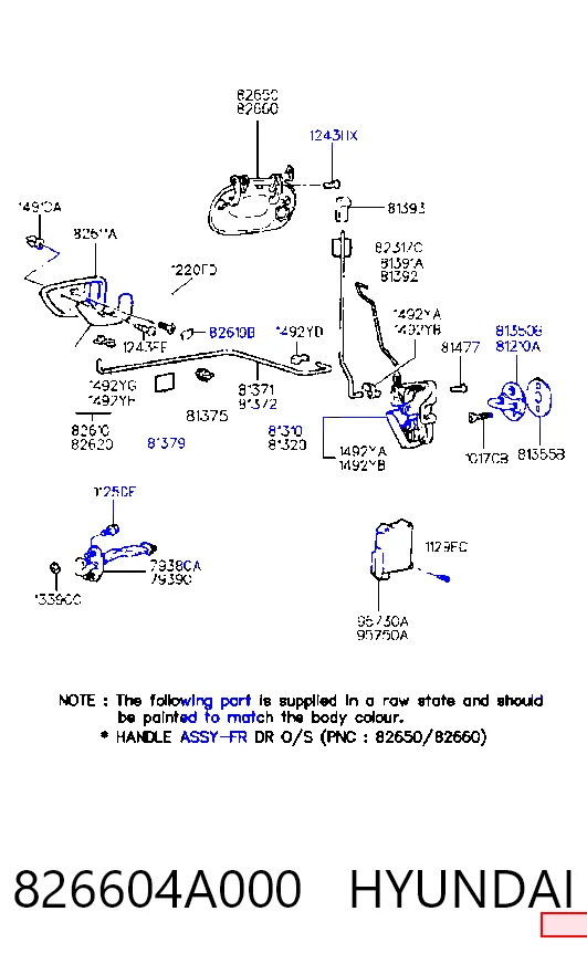 826604A000 Hyundai/Kia