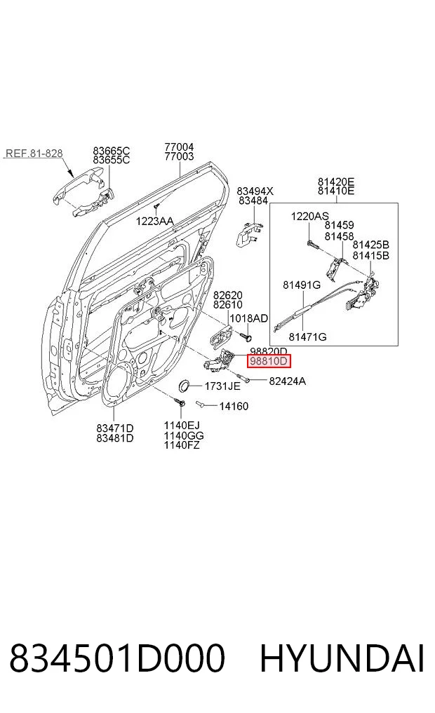 834501D000 Hyundai/Kia