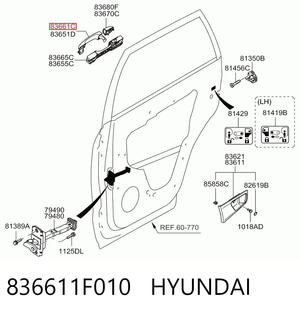 836611F010 Hyundai/Kia