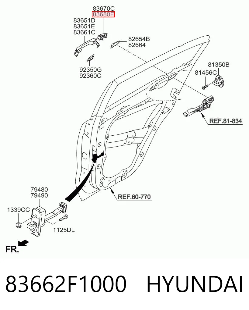 83662F1000 Hyundai/Kia