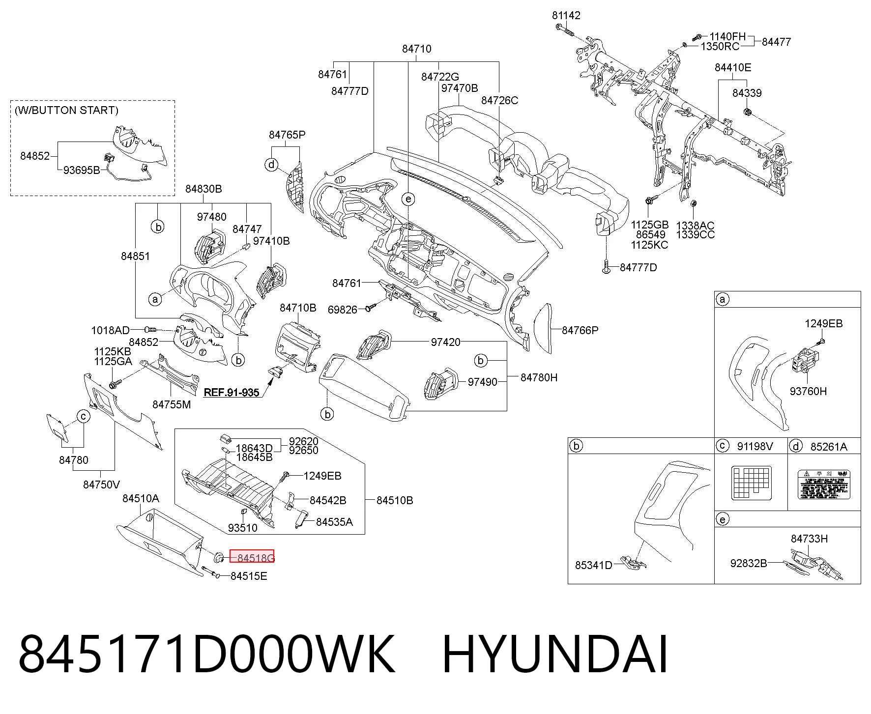 845171D000WK Hyundai/Kia