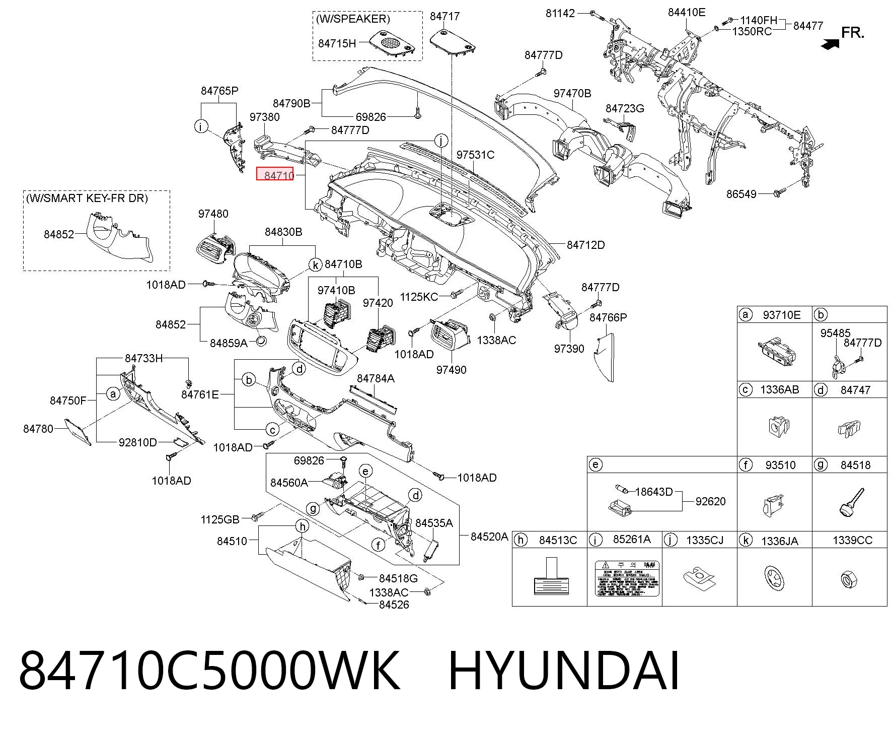 84710C5000WK Hyundai/Kia