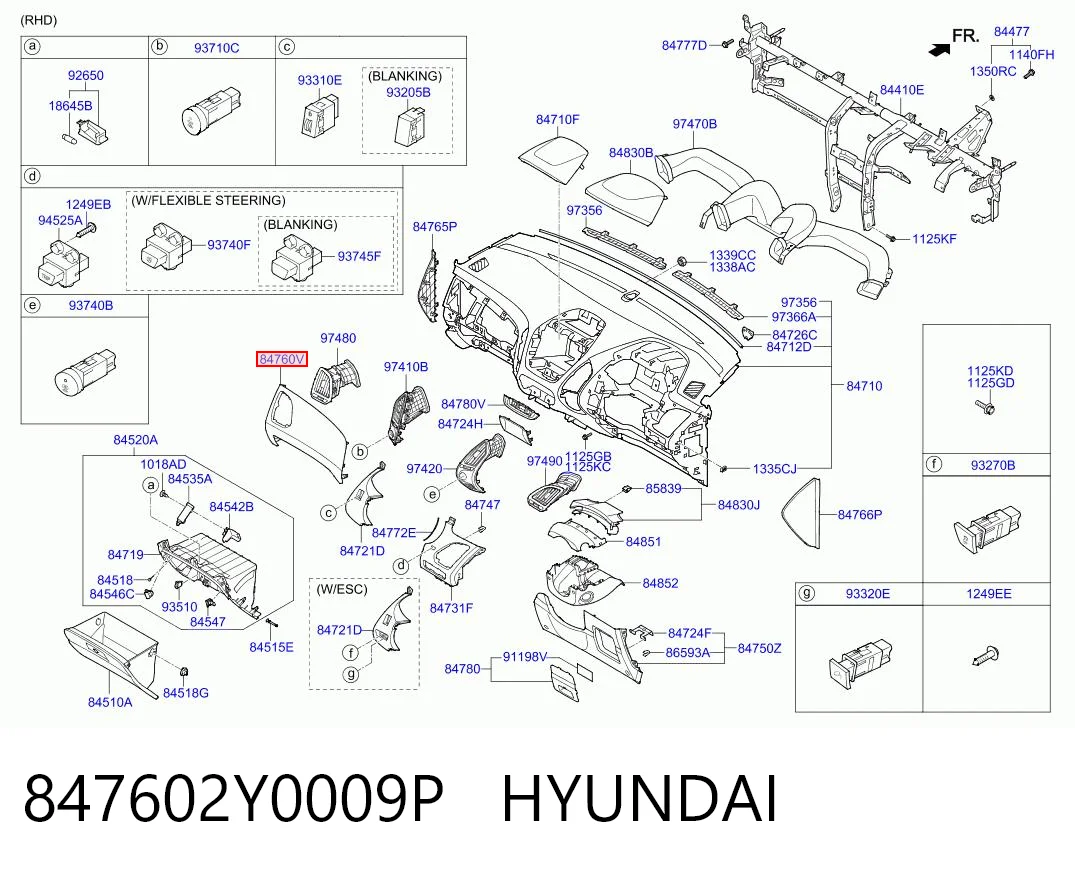 847602Y0009P Hyundai/Kia