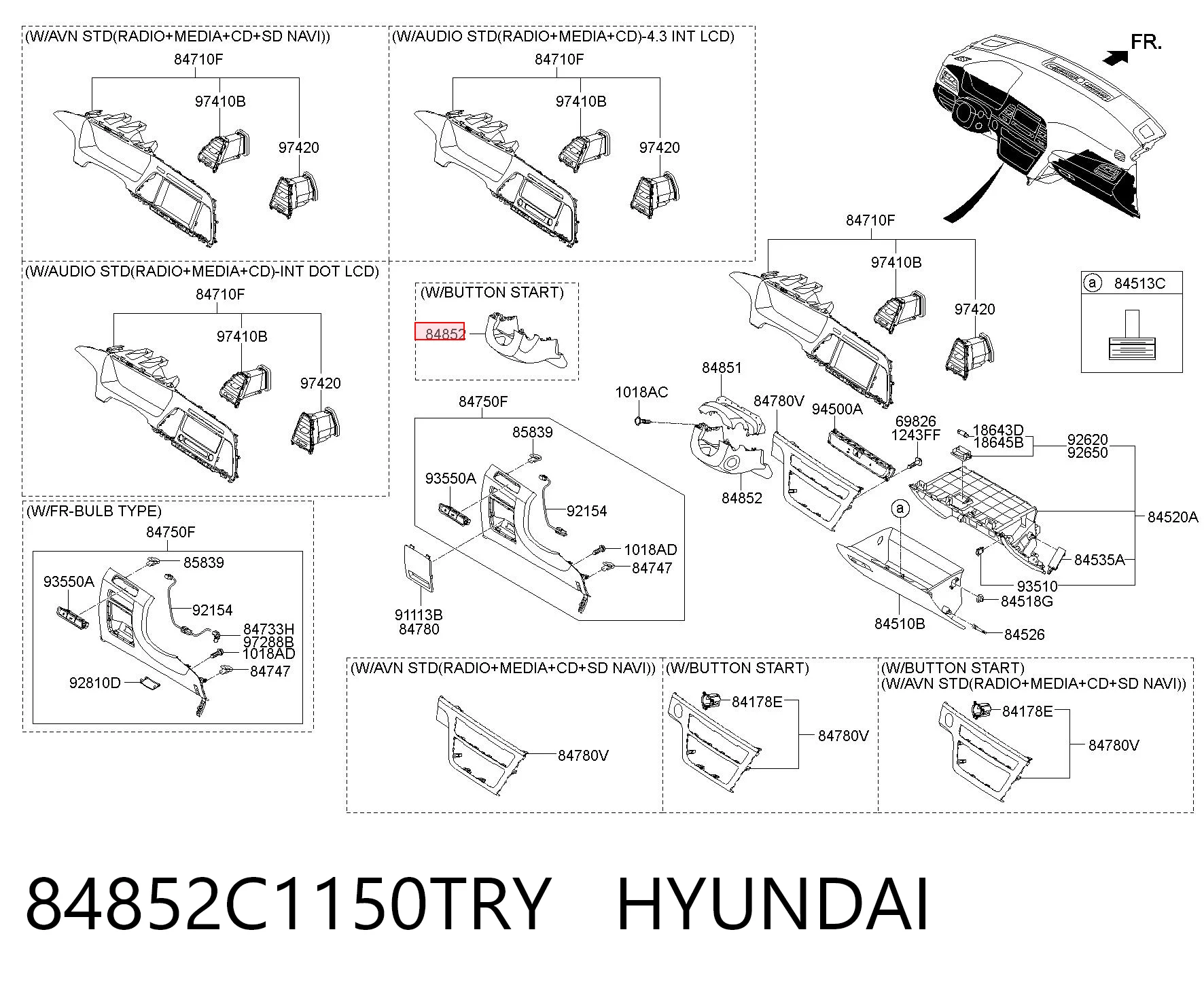 84852C1150TRY Hyundai/Kia