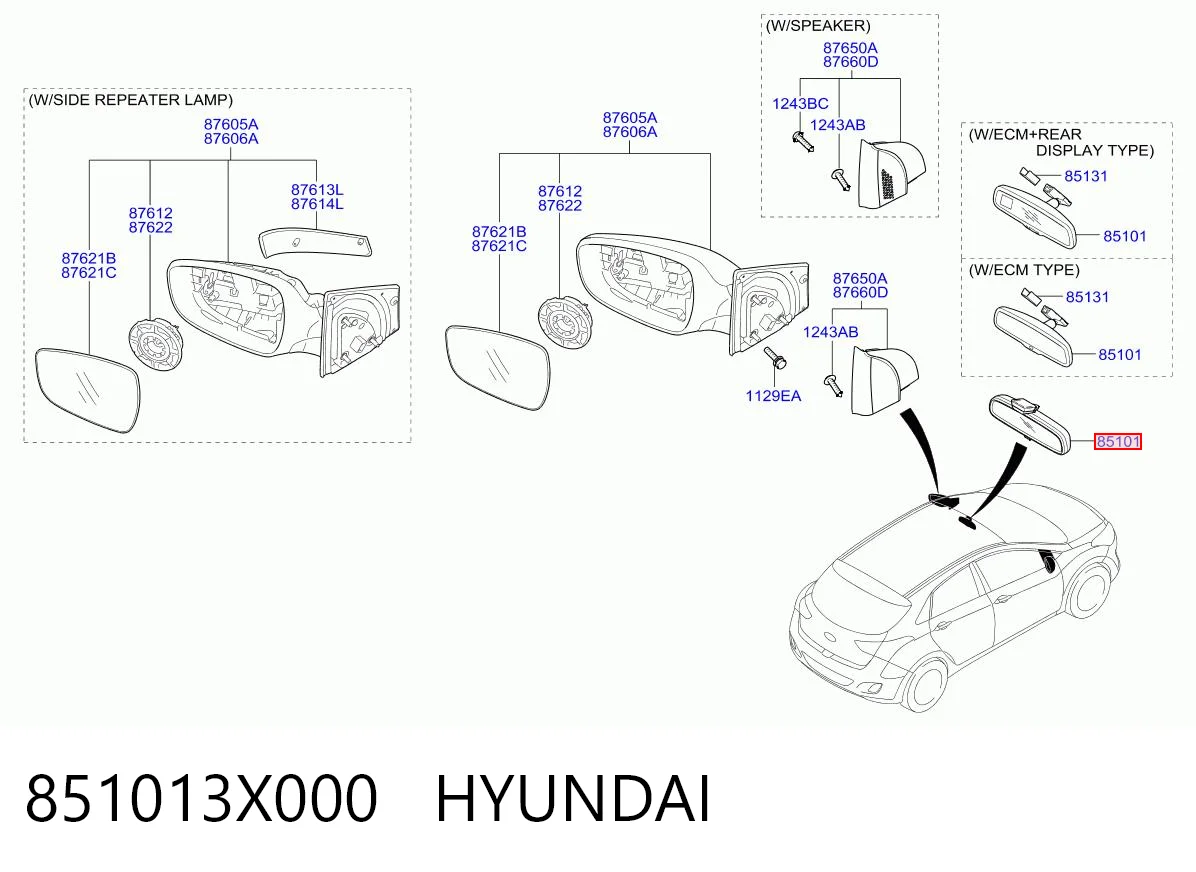 851013X000 Hyundai/Kia