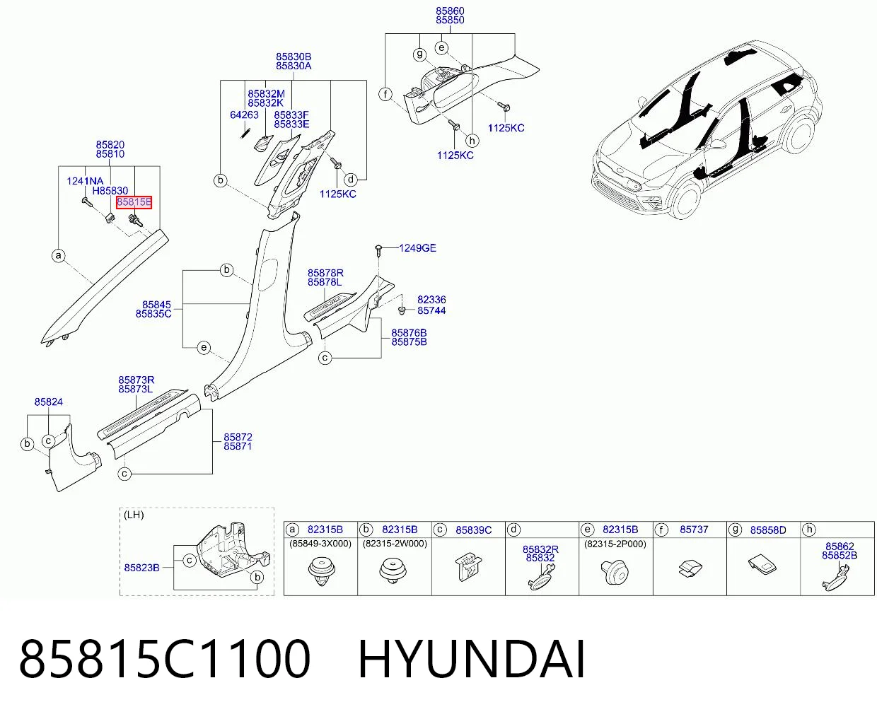 85815C1100 Hyundai/Kia 
