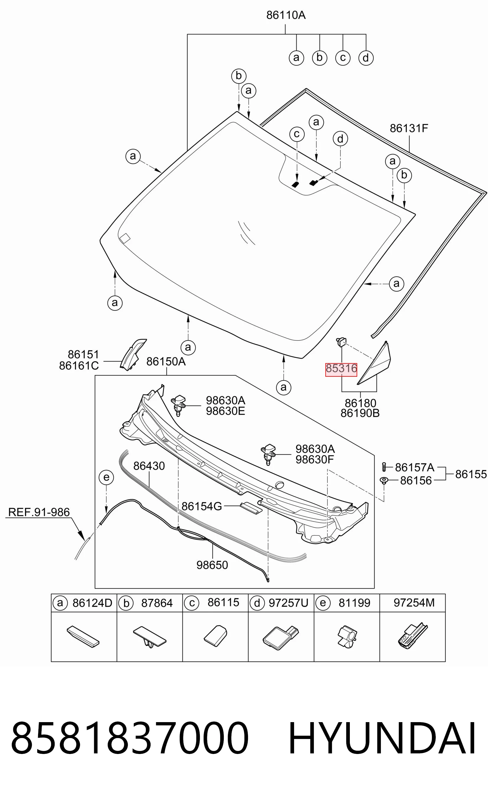 8581837000 Hyundai/Kia