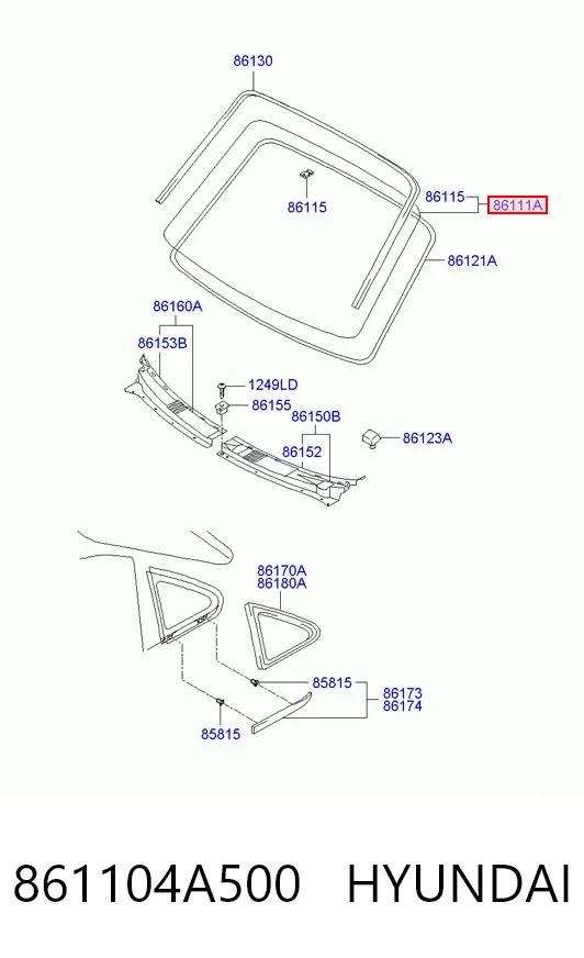 Pára-brisas Hyundai H-1 STAREX preço, a partir de 240,16 USD