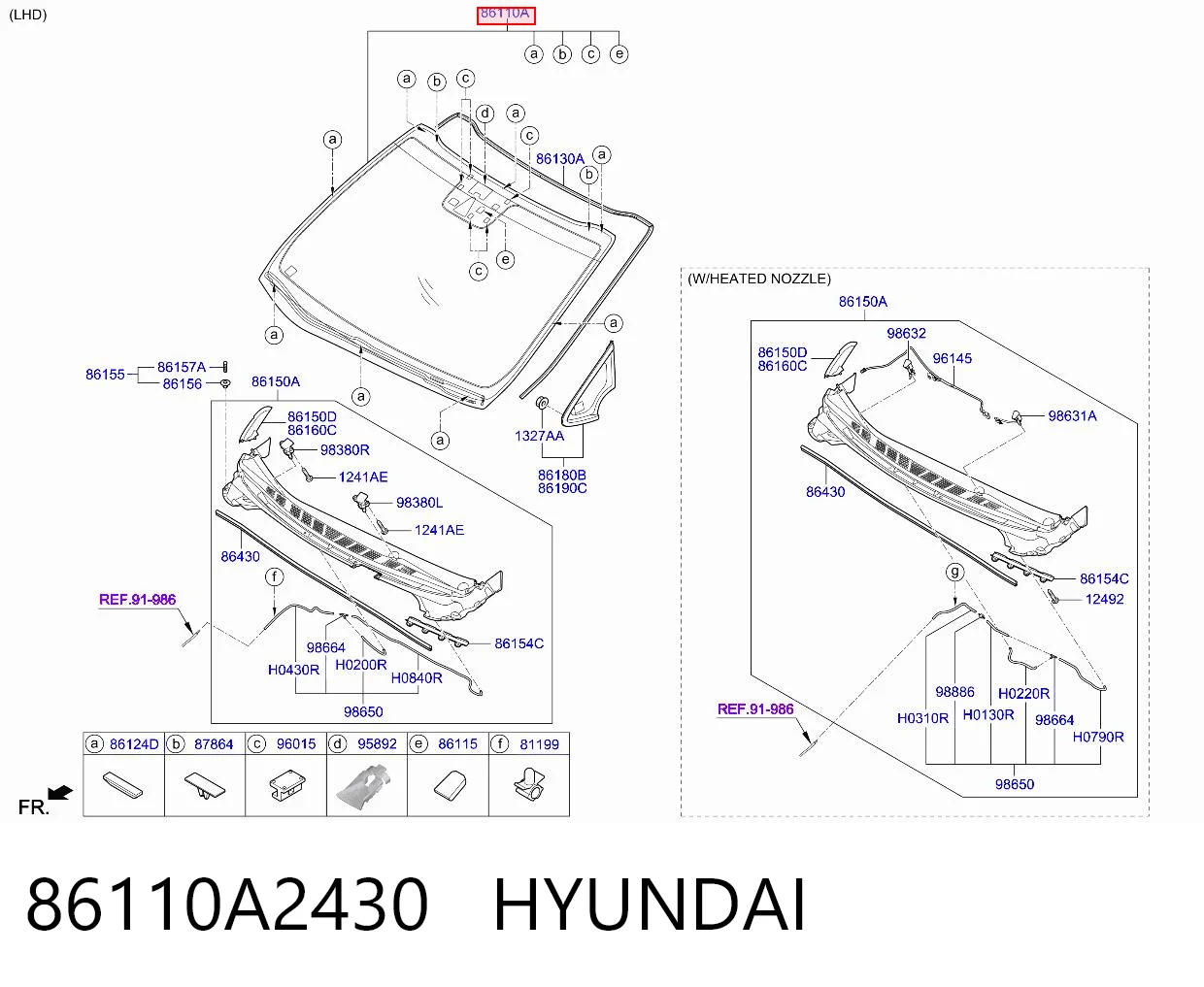 86110A2430 Hyundai/Kia