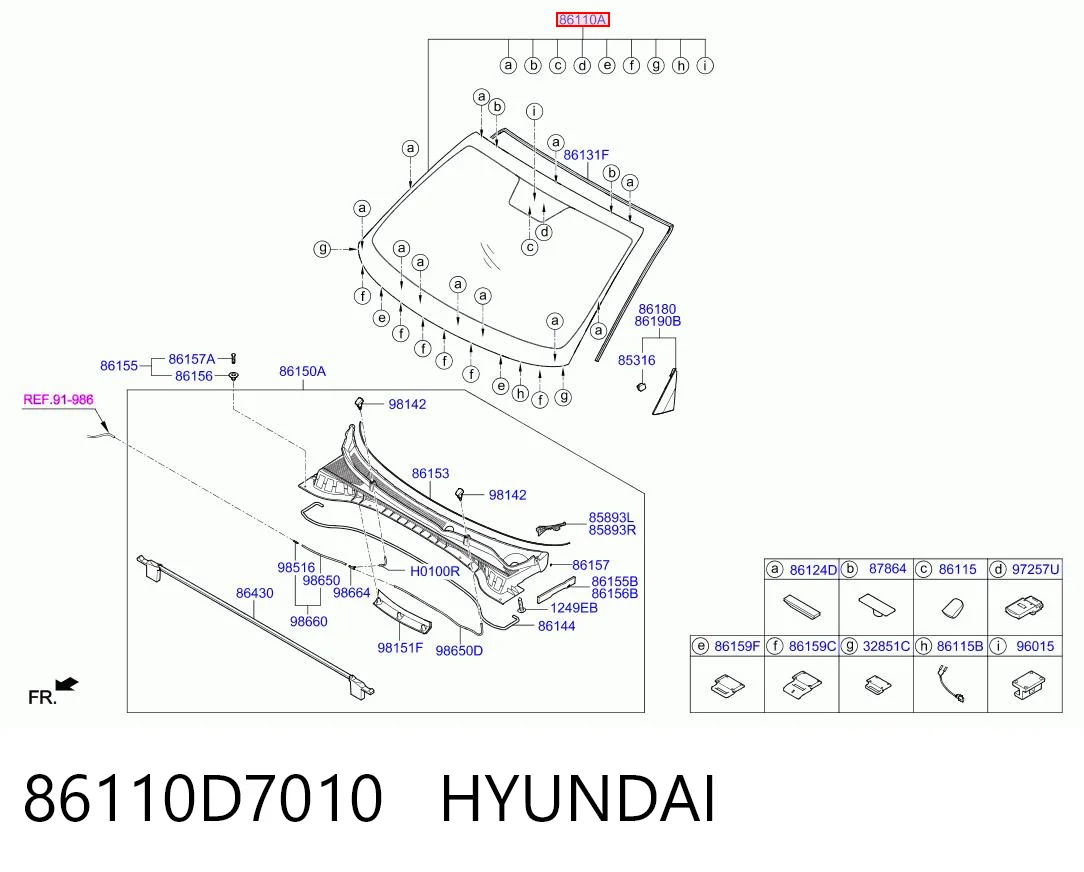 86110D7010 Hyundai/Kia