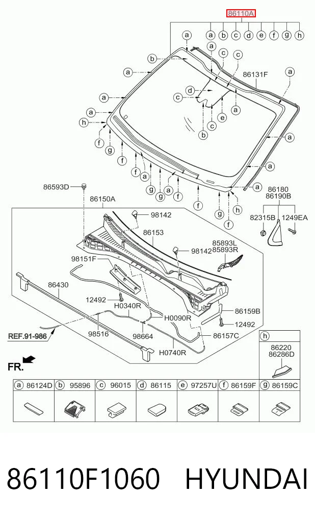 86110F1060 Hyundai/Kia