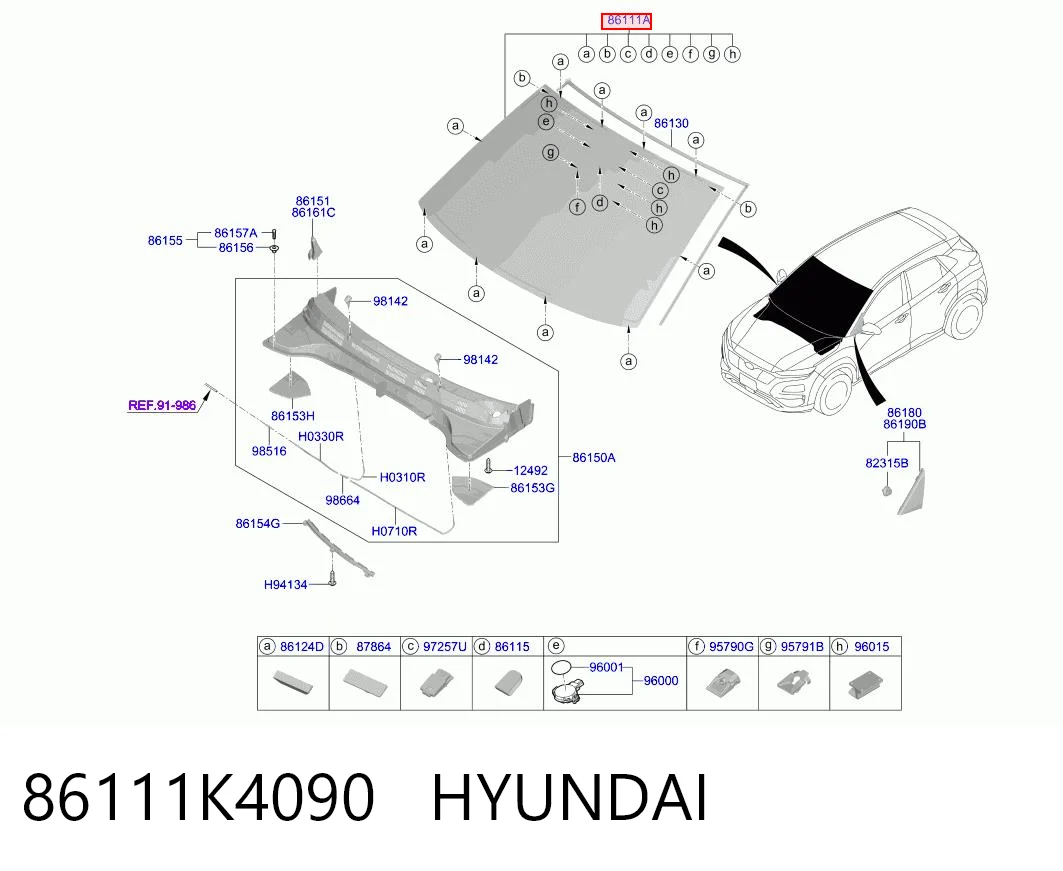 86111K4090 Hyundai/Kia