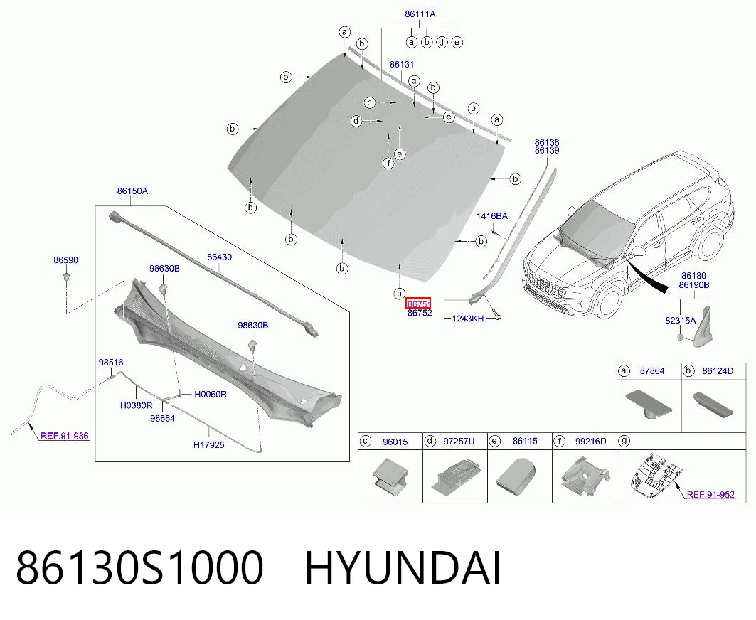 86130S1000 Hyundai/Kia