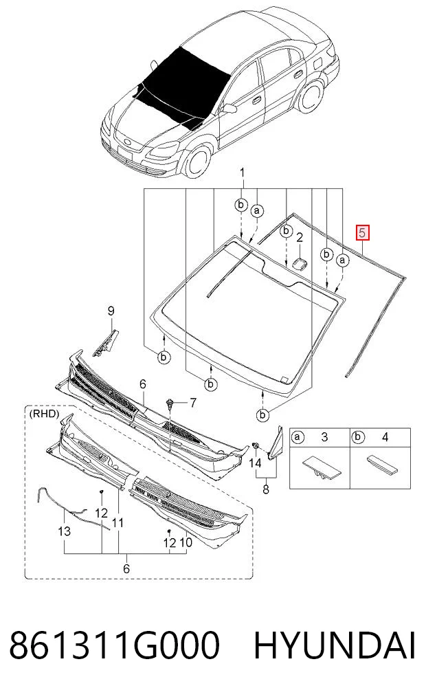 861311G000 Hyundai/Kia