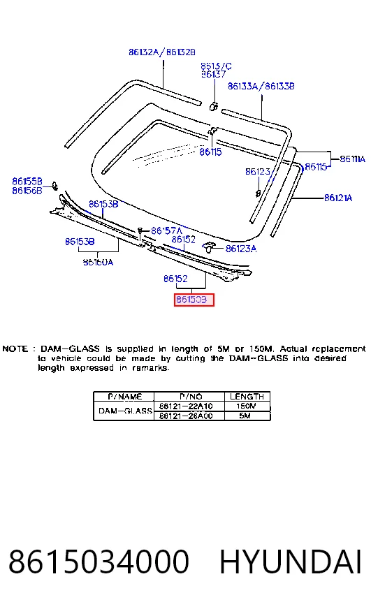 8615034000 Hyundai/Kia