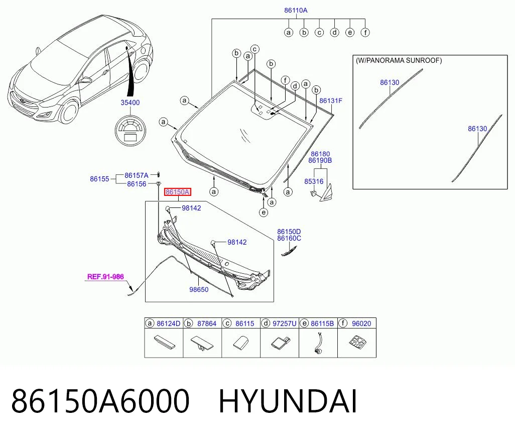86150A6000 Hyundai/Kia
