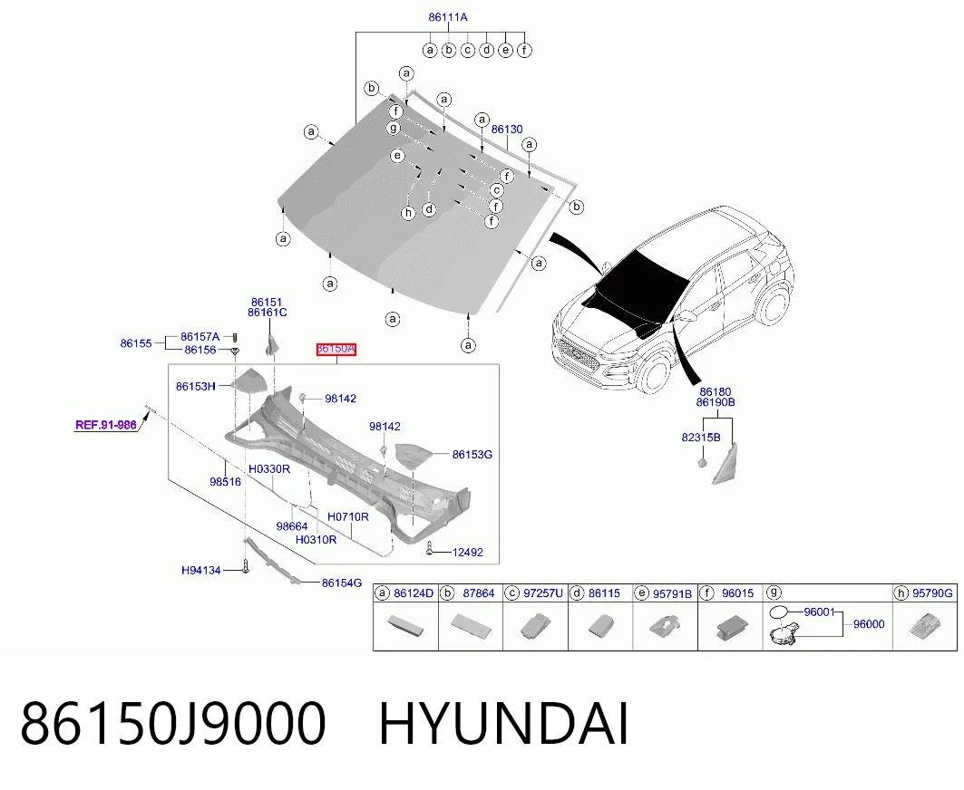 86150J9000 Hyundai/Kia