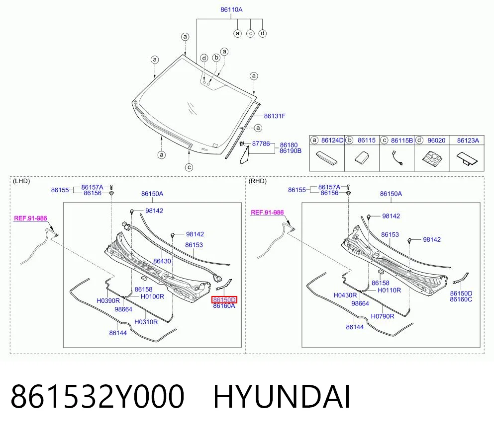 861532Y000 Hyundai/Kia