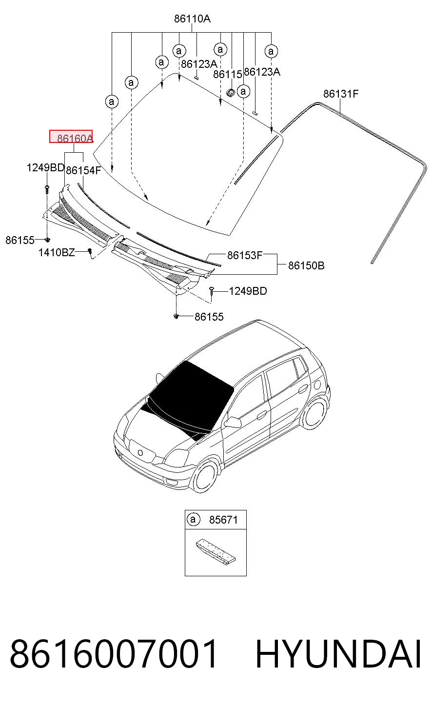 8616007001 Hyundai/Kia
