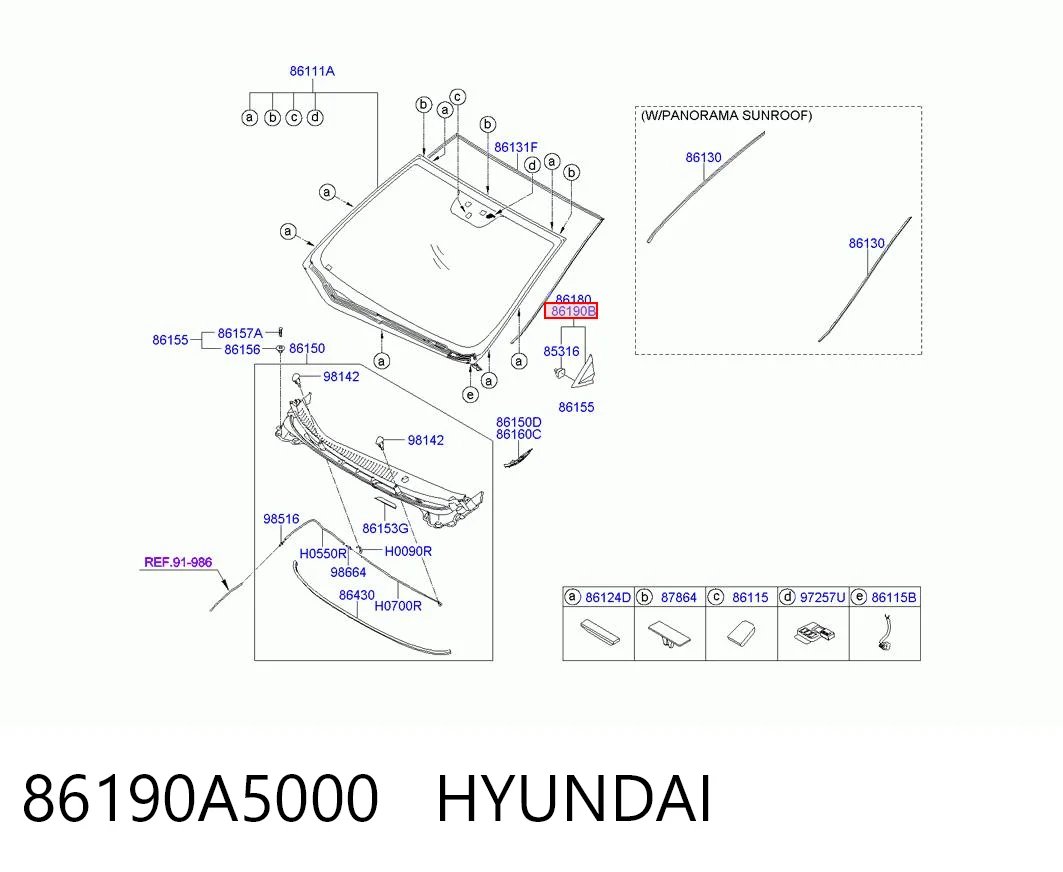 86190A5000 Hyundai/Kia