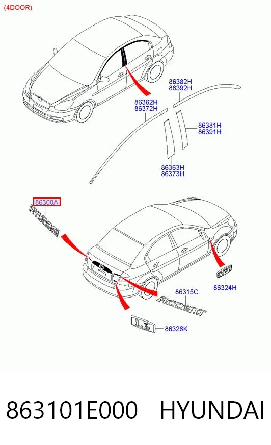 863101E000 Hyundai/Kia
