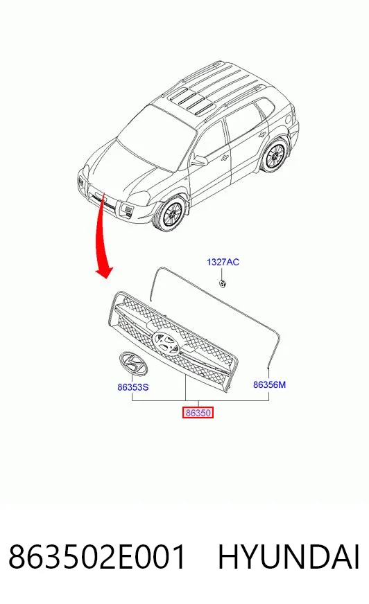 863502E001 Hyundai/Kia