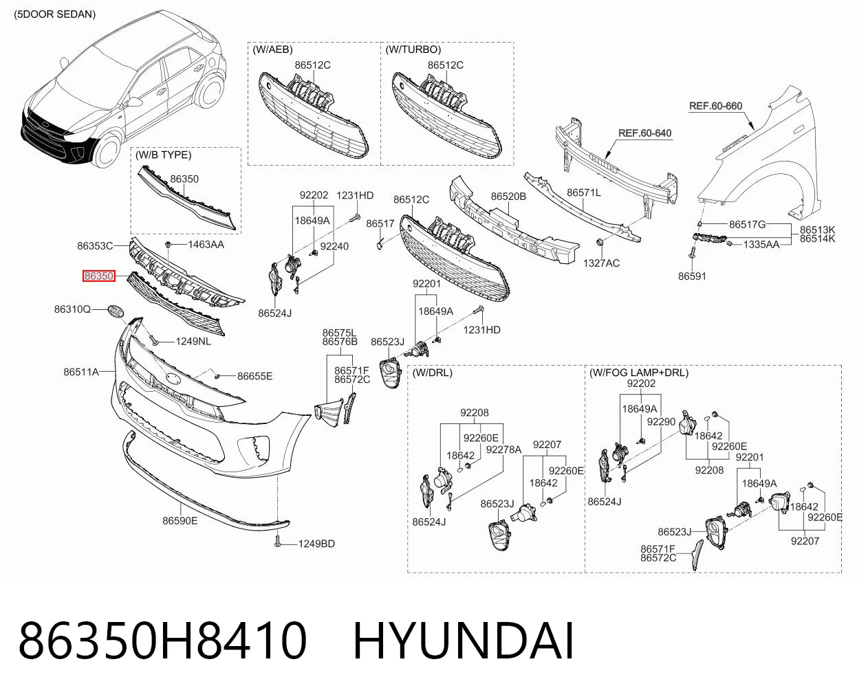 86350H8410 Hyundai/Kia