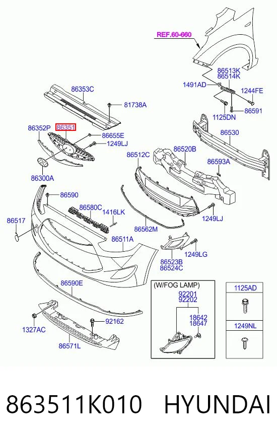 863511K010 Hyundai/Kia