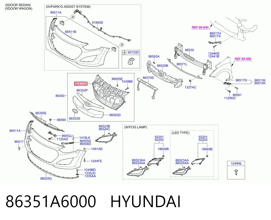 86351A6000 Hyundai/Kia