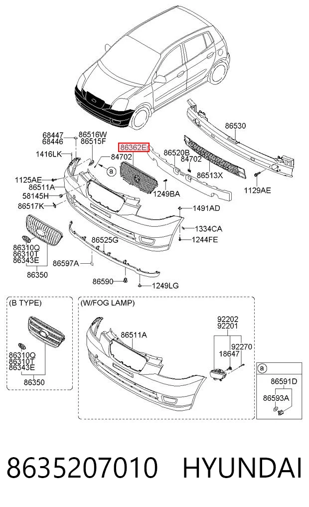 8635207010 Hyundai/Kia