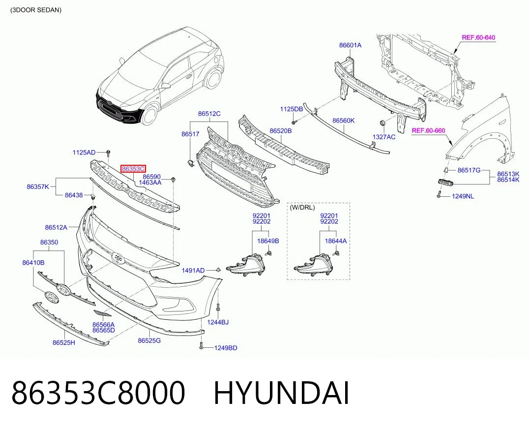 86353C8000 Hyundai/Kia