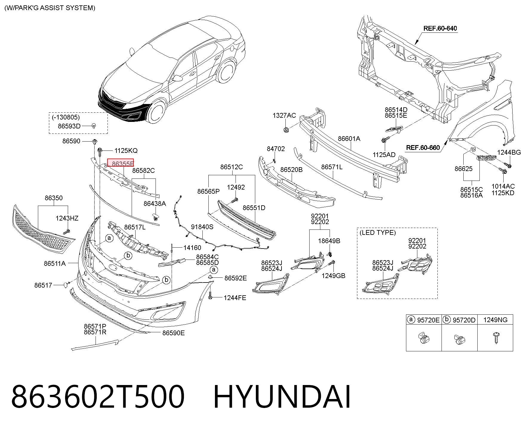 863602T500 Hyundai/Kia