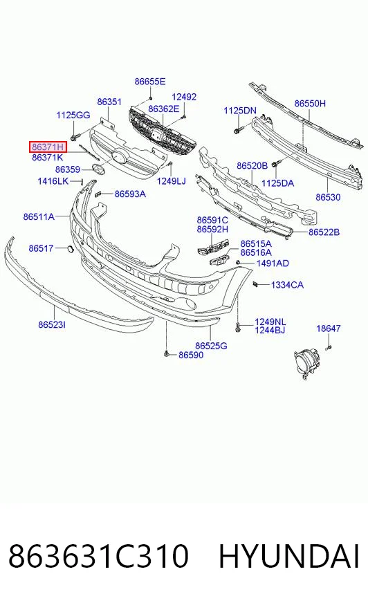 863631C310 Hyundai/Kia