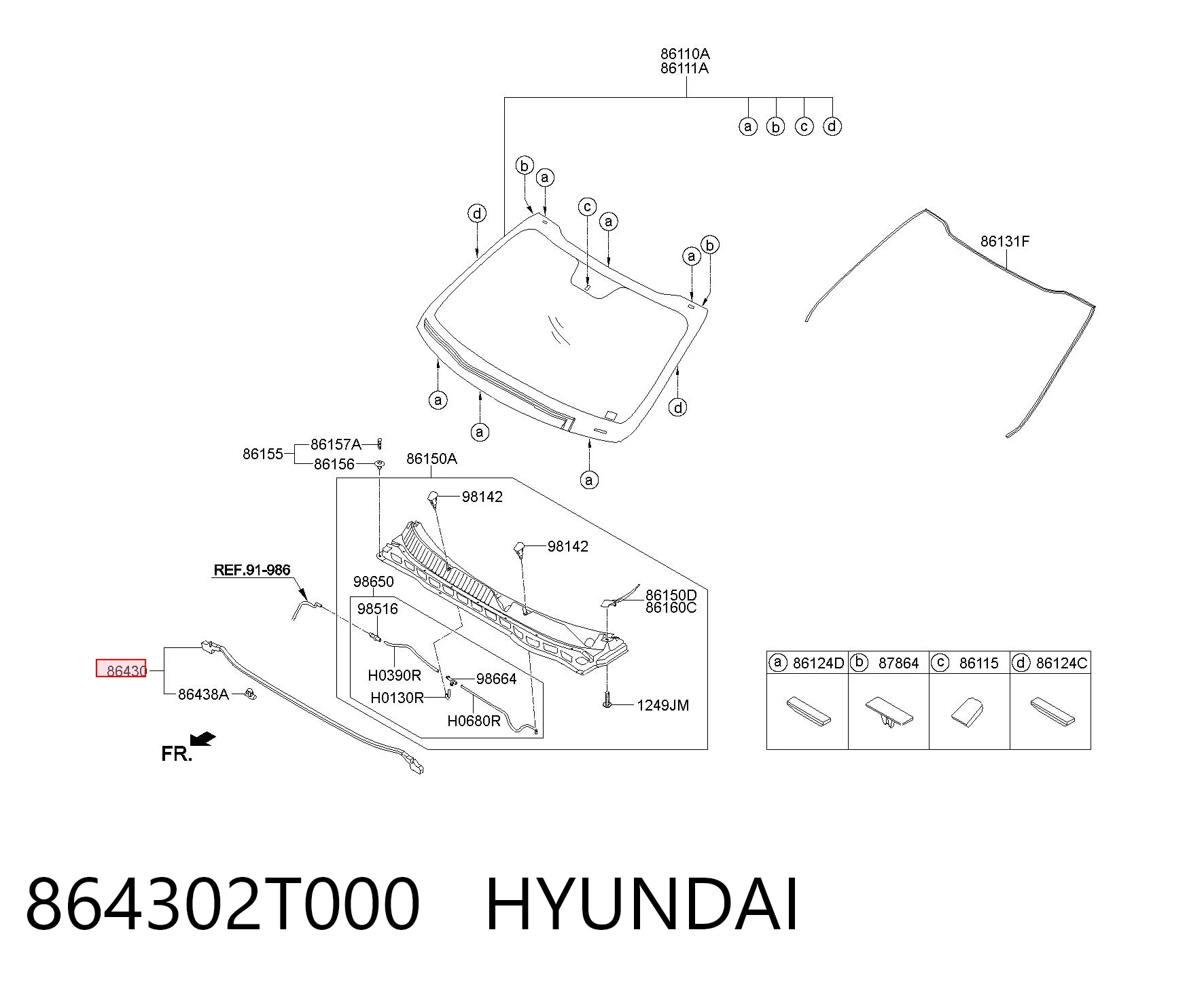 864302T000 Hyundai/Kia